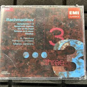 RACHMANINOV SYMPHONIES 1-3
MARISS JANSONS EMI classics  3CD 0108